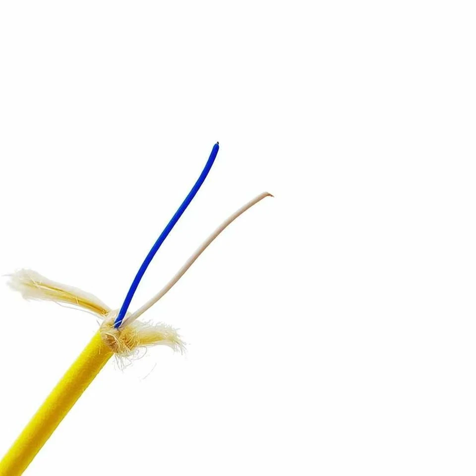 Cable flotant ROV personalitzat, 2 nuclis de coure nu, aïllament PE, jaqueta d'escuma de TPU per a equips d'aqüicultura i vaixells marins