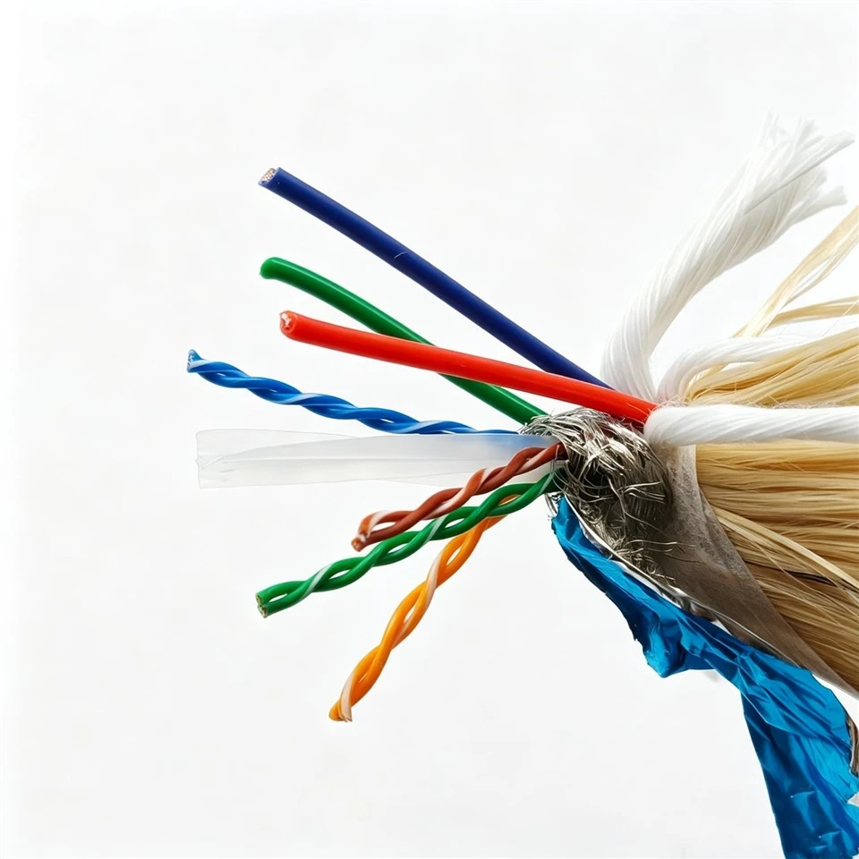 Customized ROV Cable 3*0.75mm ²+STP CAT6,PE Insulation, Hydrolysis Resistant TPU Sheath With Shielding For Underwater Cameras best